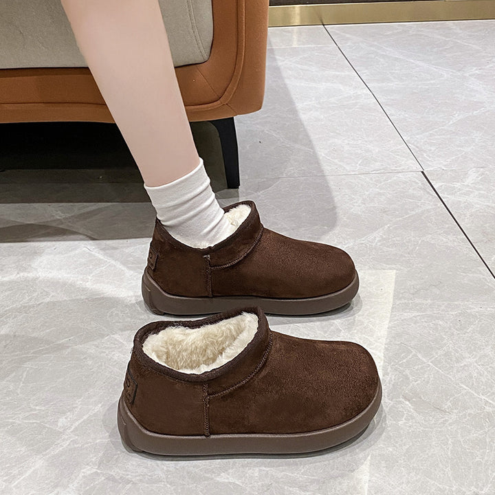 Damen Gefütterte Kurzstiefeletten mit Teddyfutter und rutschfester Profilsohle Echo Archiv