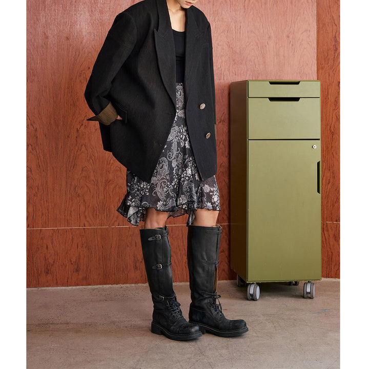 Damen Oversized Blazer aus hochwertigem Stoff Echoarchiv