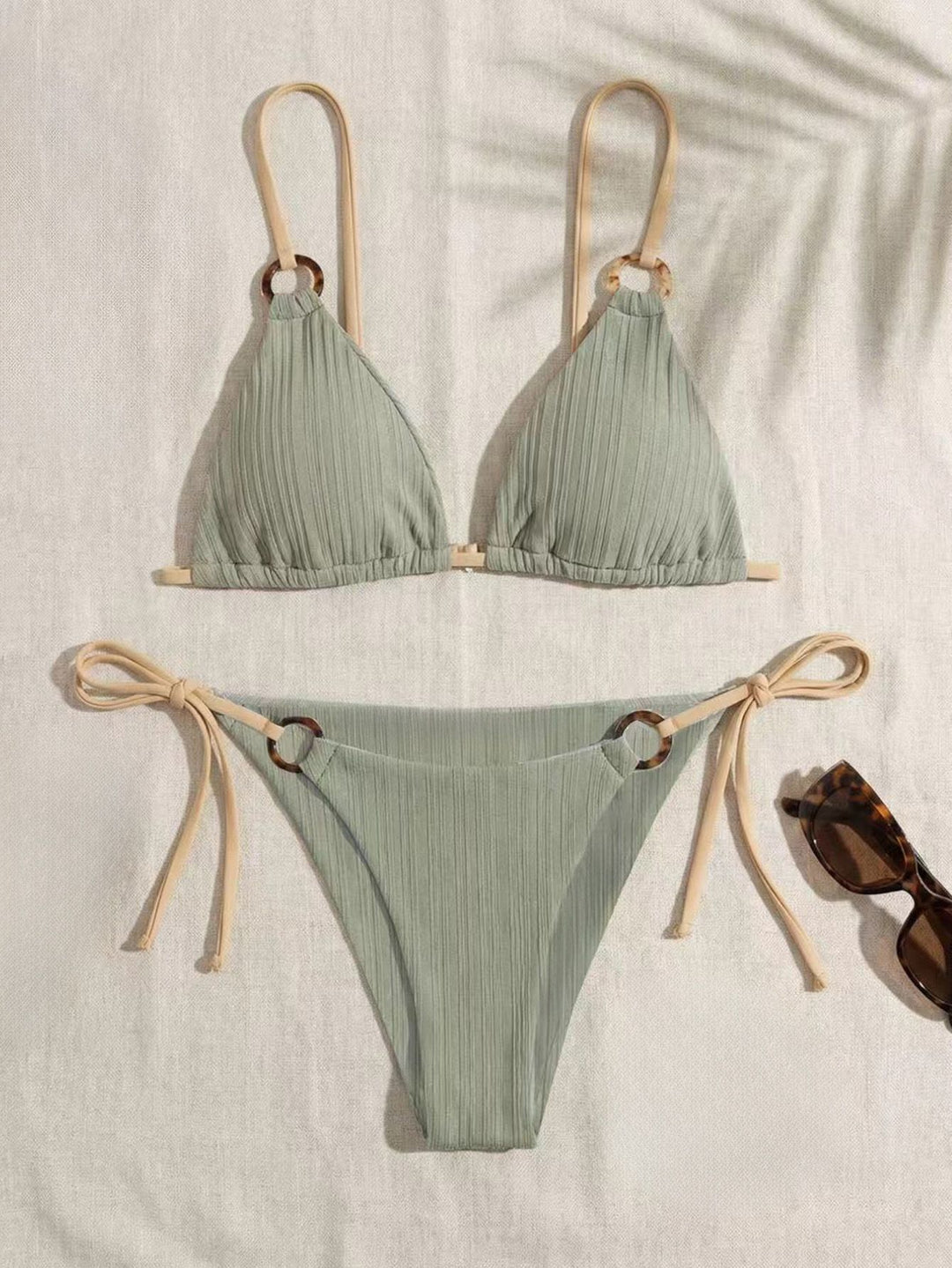 Damen Dreiecksbikini mit verstellbarem Träger Echo Archiv