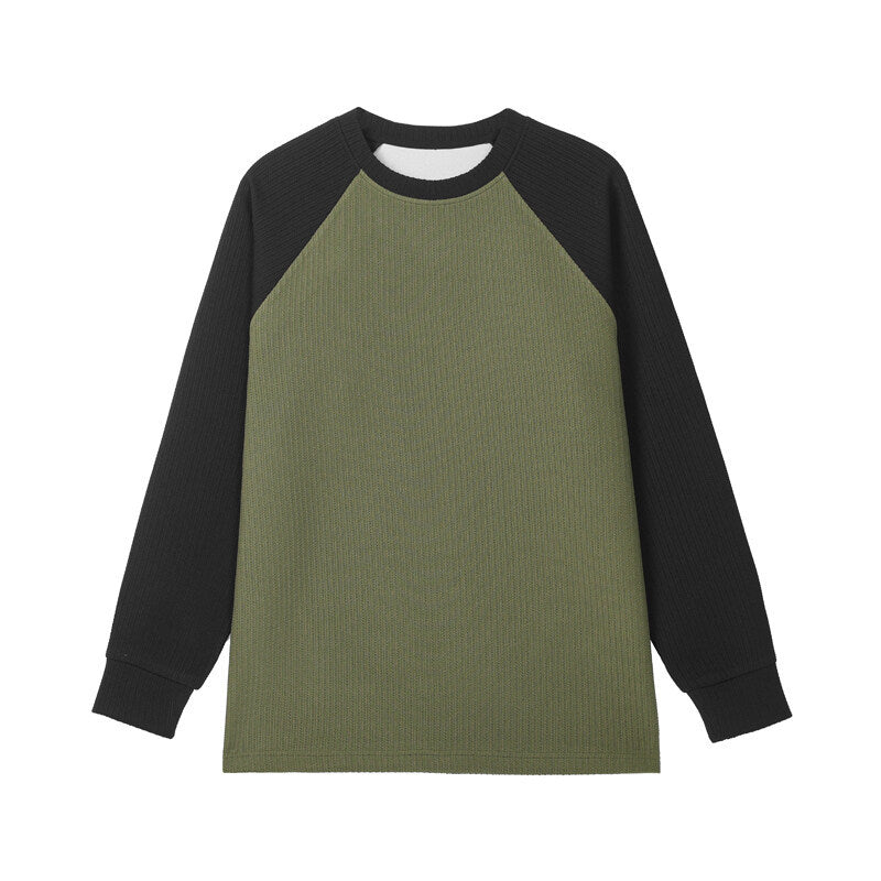 Herren Sportlicher Raglan-Pullover mit Struktur Echo Archive