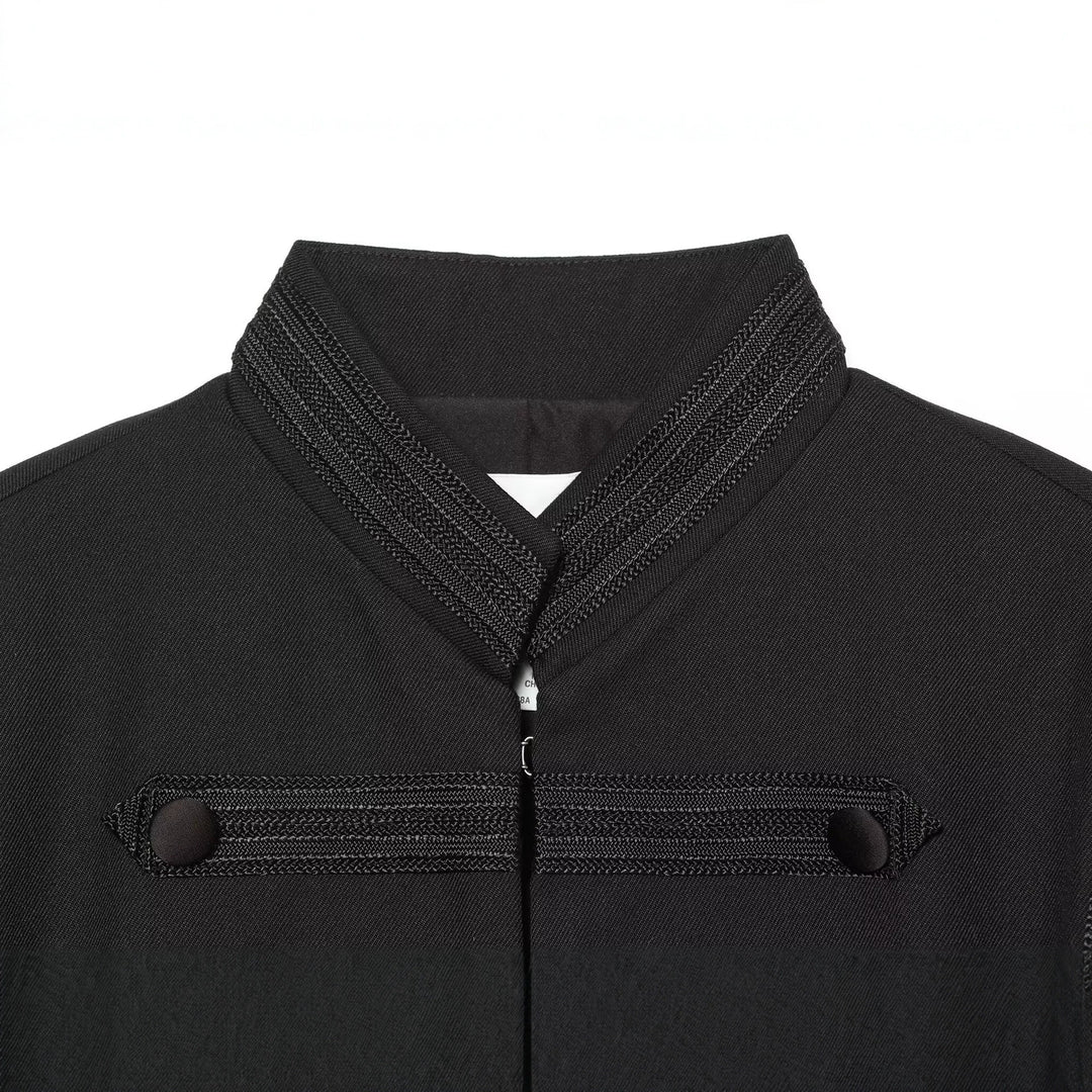 Damen Cropped-Kastenjacke im historischen Militärstil mit Zierriegeln Echo Archiv