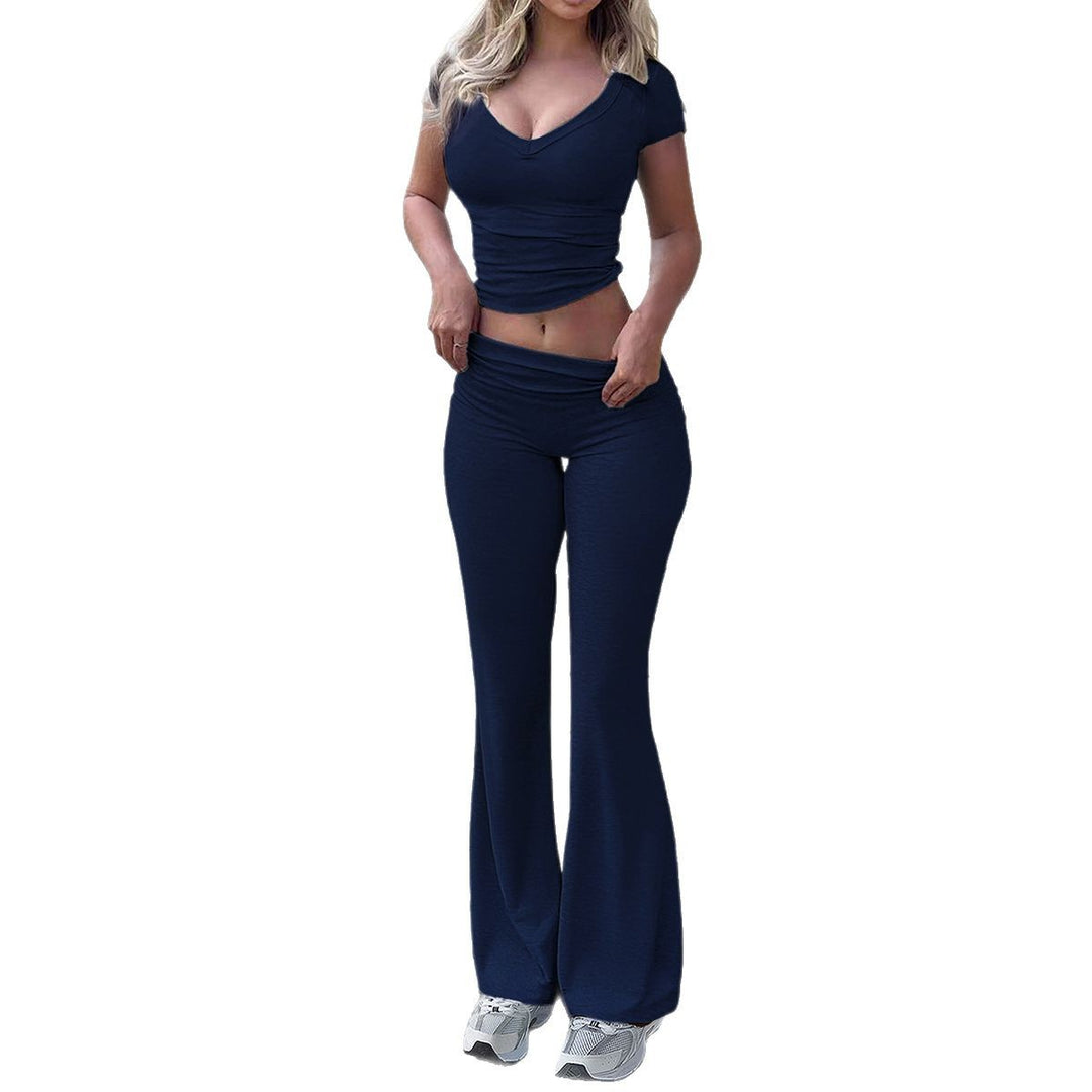 Damen Bequemes Sportanzug-Set mit figurfreundlichem Schnitt und hohem Bund Echo Archiv