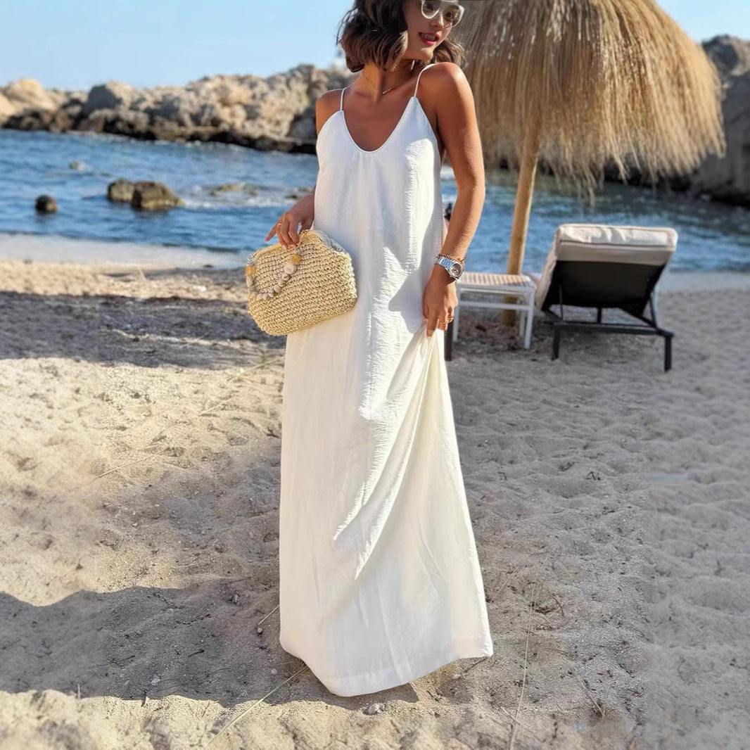 Damen Strandkleid mit Rückenausschnitt Echoarchiv