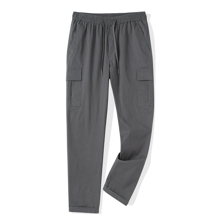 Herren Cargo-Jogginghose mit elastischem Bund, Kordelzug und aufgesetzten Klappentaschen Echo Archiv