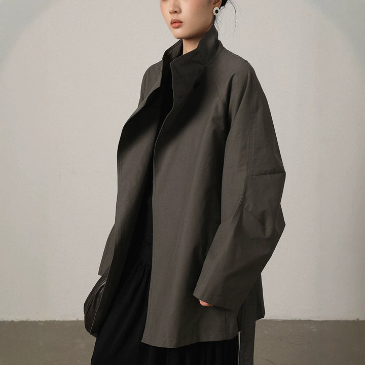 Damen Modische Langjacke Echoarchiv