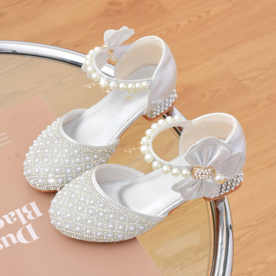 Mädchen Ballerinas mit Perlen- und Strassverzierungen Echo Archiv