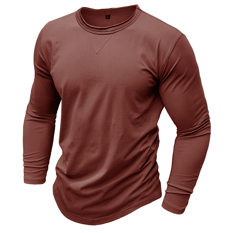 Herren Langarmshirt mit Rundhalsausschnitt und sportlichem Design Echoarchiv