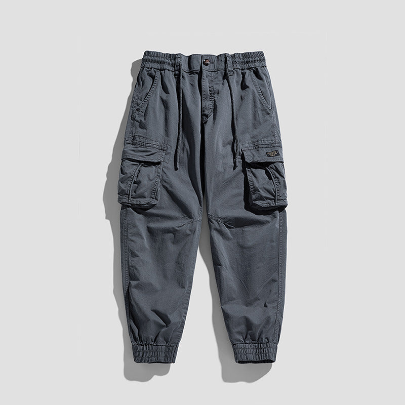 Herren Cargo-Joggerhose im Utility-Look mit elastischem Bund, Multifach‑Taschen und gerippten Knöcheln Echo Archiv