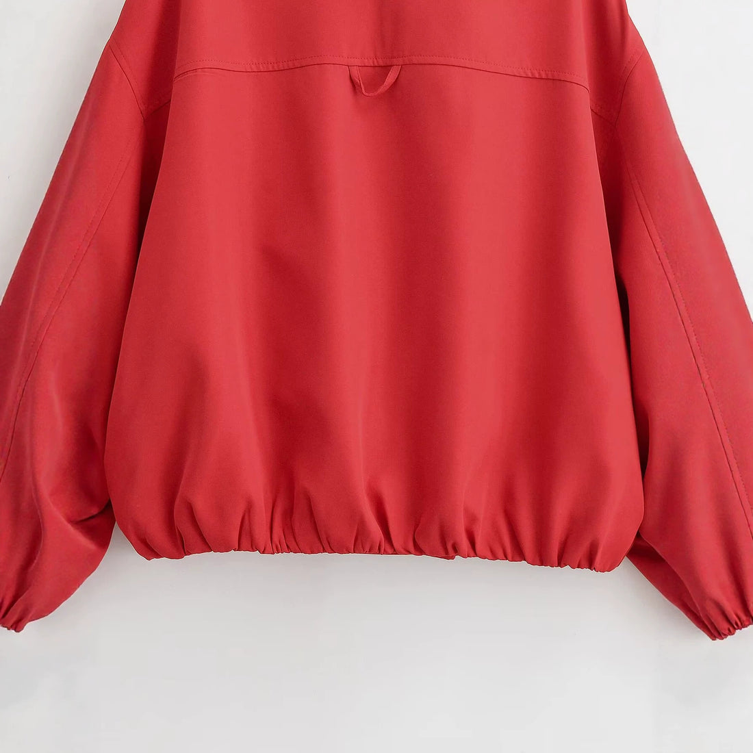 Damen Oversized Kimono-Übergangsjacke mit Raglanärmeln und elastischem Saum Echoarchiv