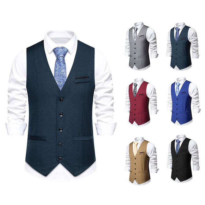 Herren elegante Weste im klassischen Stil mit modernem Schnitt Echoarchiv