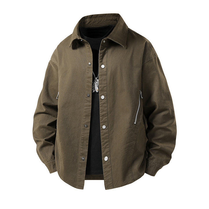 Herren Lässige Utility-Jacke Echo Archiv