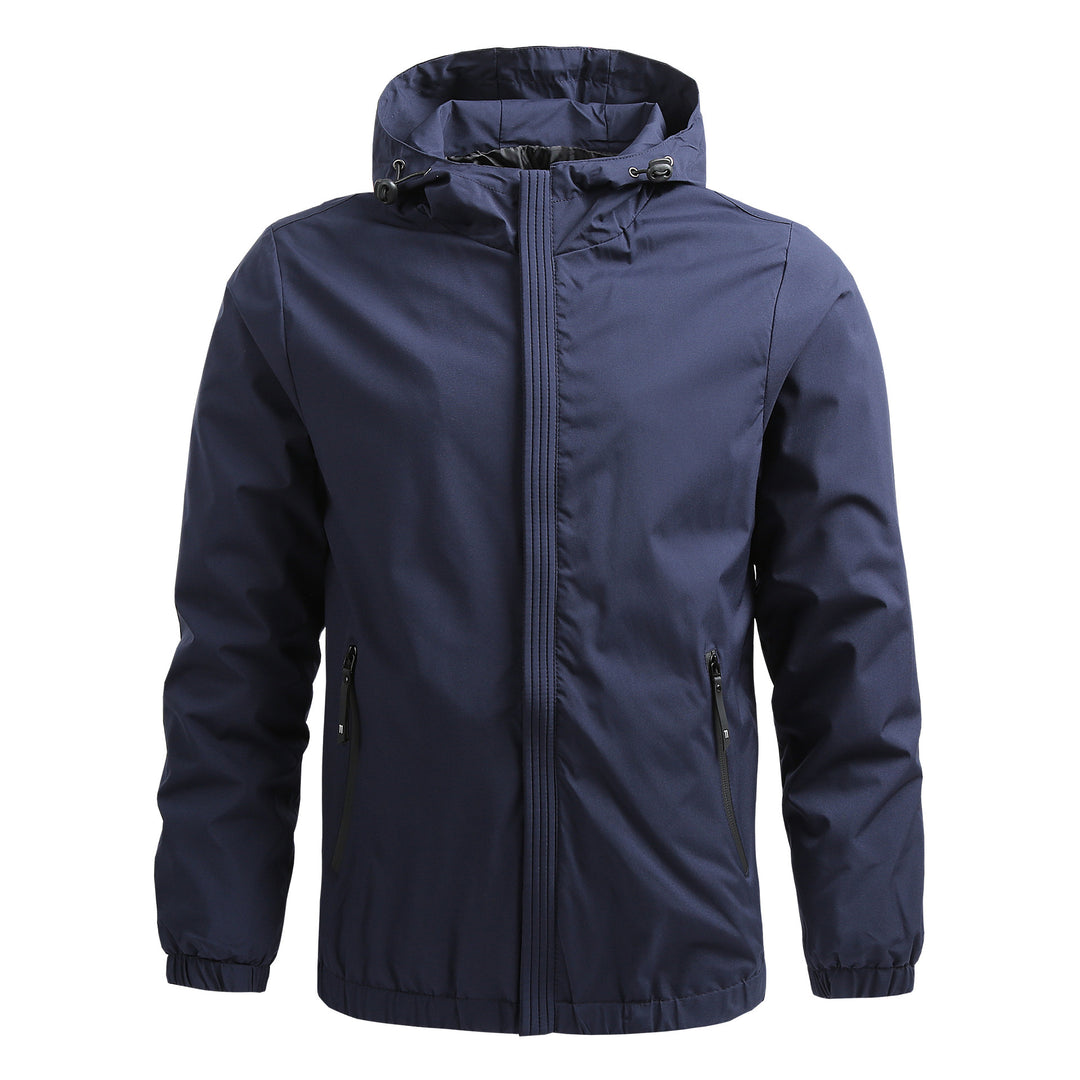 Herren Atmungsaktive Outdoorjacke mit verstellbarem Kragen Echo Archiv