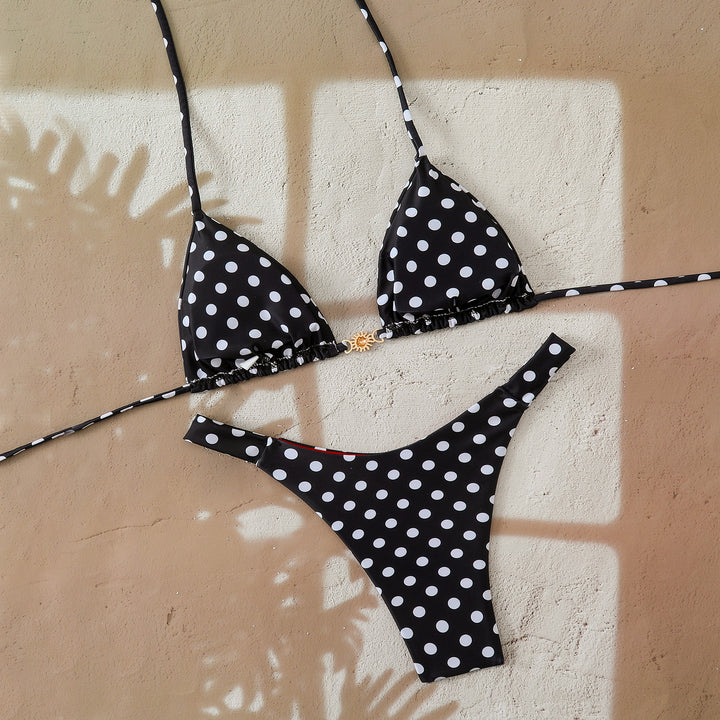 Damen Designer-Bikini mit Leopardenmuster und raffinierten Details Echo Archiv