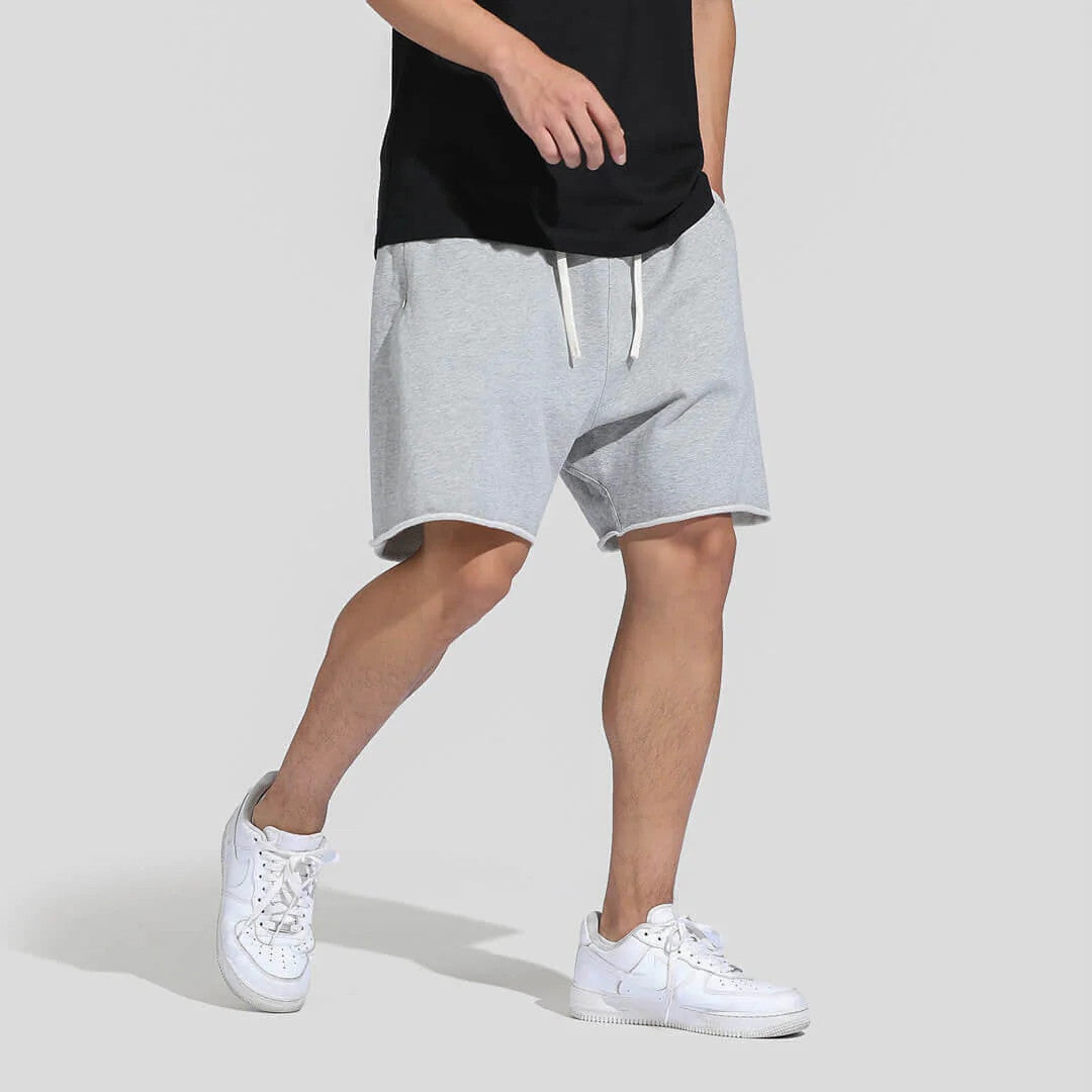 Herren Bequeme Sweatshorts mit elastischem Bund und Seitentaschen Echoarchiv