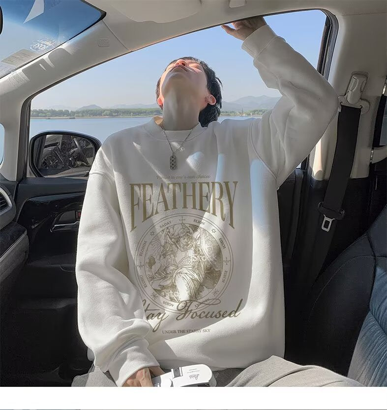 Unisex Lässiger Sweatshirt mit grafischem Druck Echoarchiv