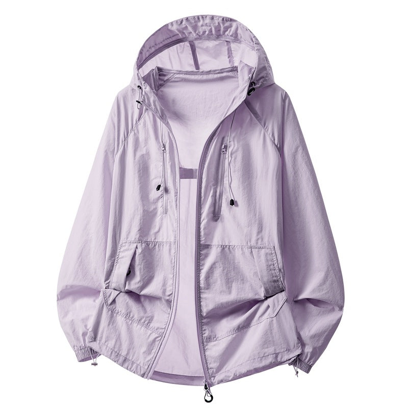 Damen Leichte und winddichte Outdoor-Jacke