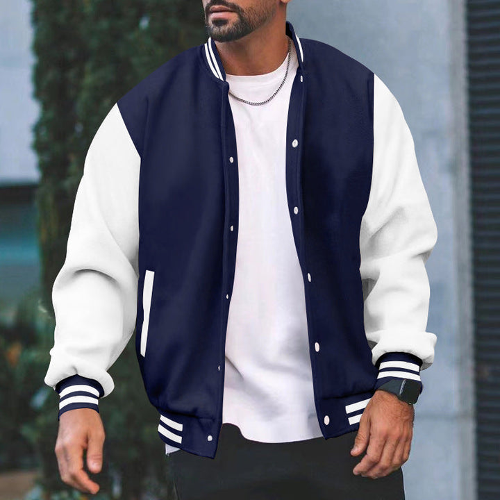 Herren Sportliche Collegejacke Echoarchiv