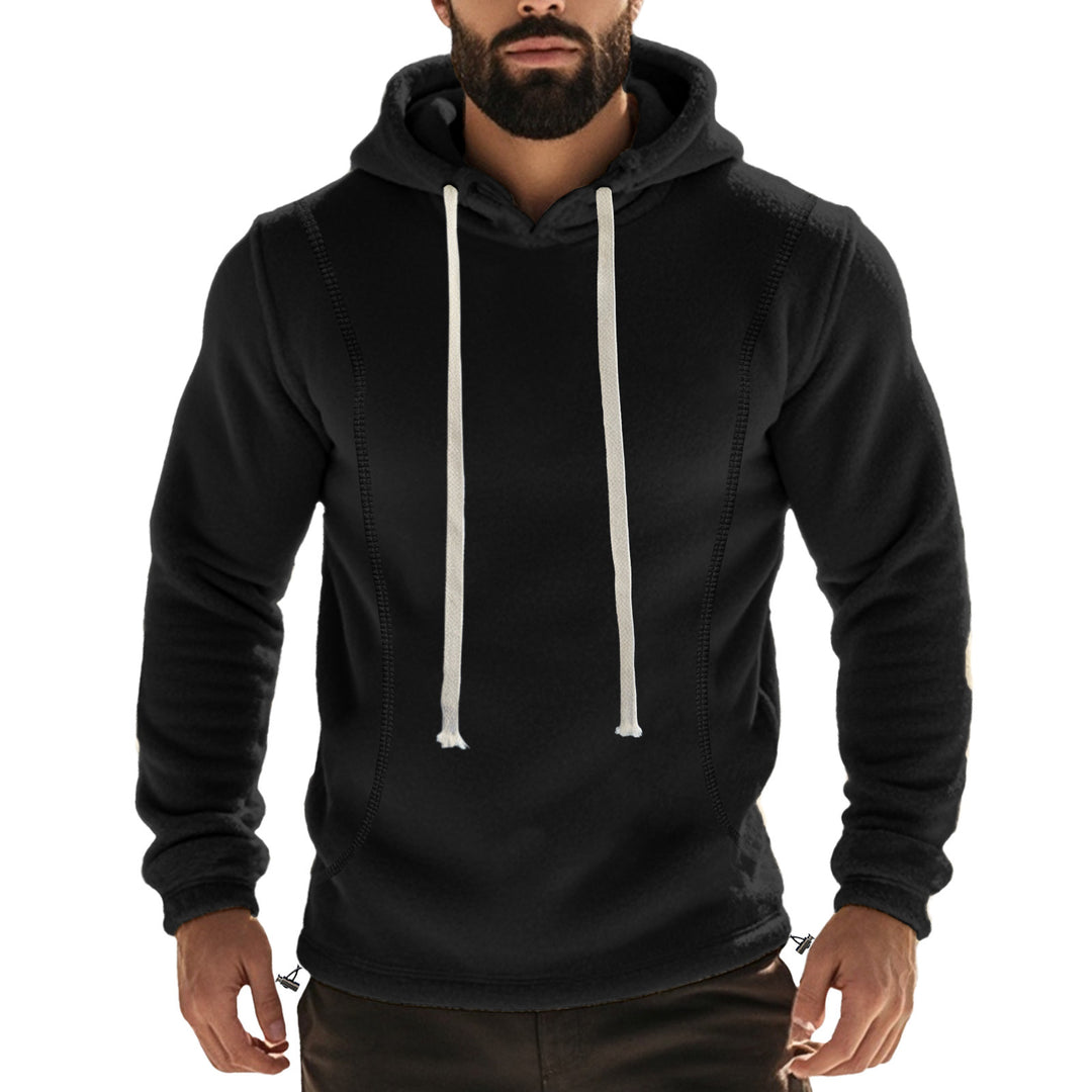 Herren Fleece-Hoodie mit hohem Kragen Echoarchiv