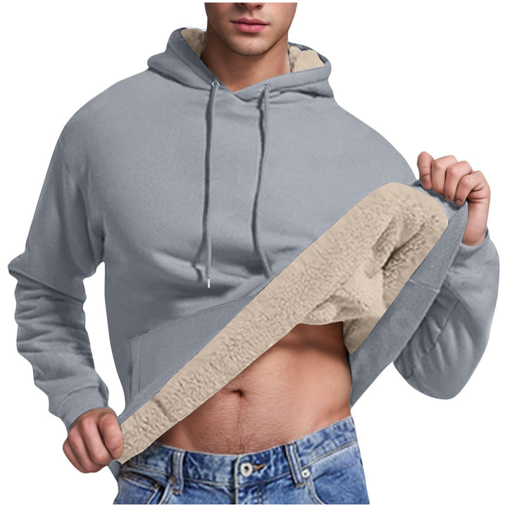 Herren Fleece-Kapuzenpullover mit innenliegendem Kuschelfutter Echoarchiv