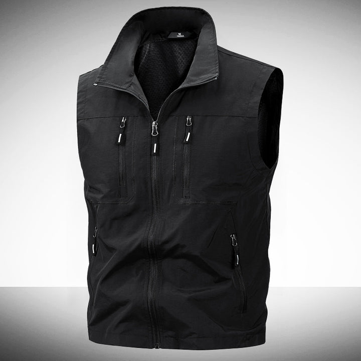 Herren Leichte Outdoor-Weste mit praktischen Taschen Echo Archiv