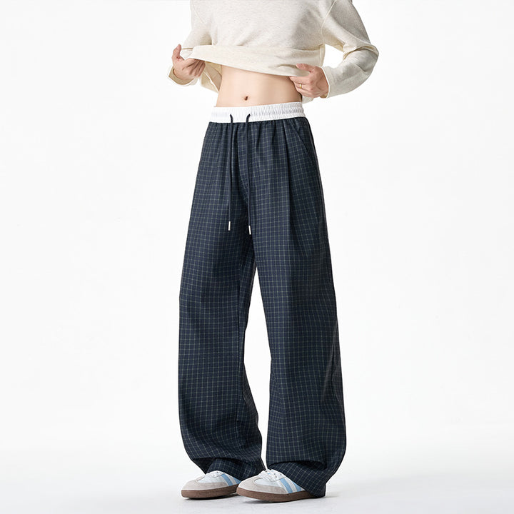 Damen Modische Harem-Hose mit Karo-Muster Echo Archiv