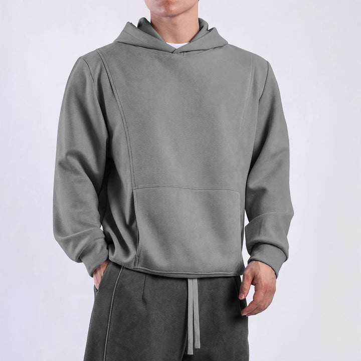 Herren Kapuzenpullover mit praktischem Kängurutaschen-Design und weichem Innenfutter Echoarchiv