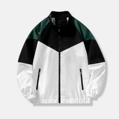 Herren Sportliche Übergangsjacke mit hohem Kragen und Reißverschluss Echo Archiv