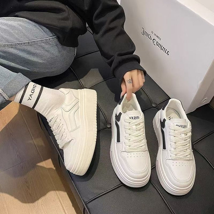 Damen Elegante und modische Sneakers mit hoher Plateausohle Echo Archiv
