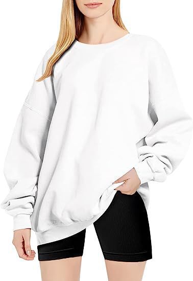 Damen nan Oversize-Sweater mit tiefem Schulterfall und gerippten Bündchen Echo Archiv