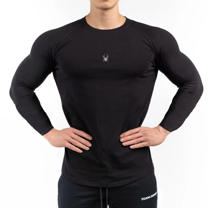 Herren Kompressions-T-Shirt mit innovativer Atmungsaktivität und körperbetontem Schnitt Echoarchiv
