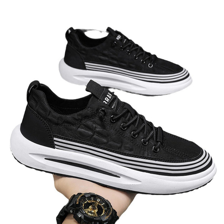 Herren Urbaner Chunky-Sneaker mit gestreifter Zwischensohle und gepolsterter Fersenkappe Echoarhiv