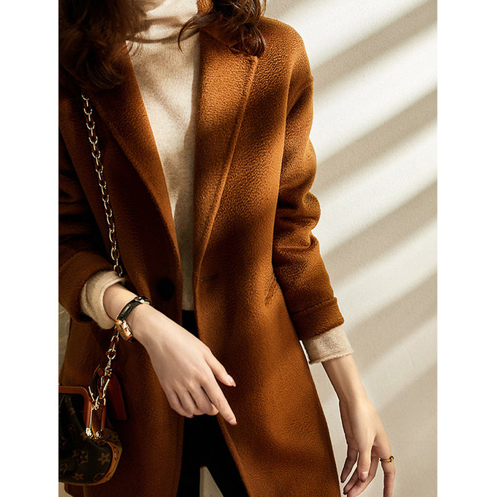 Damen eleganter und modischer Langblazer Echoarchiv