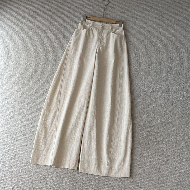 Damen Weite Leinenhose Echoarchiv 1789268742