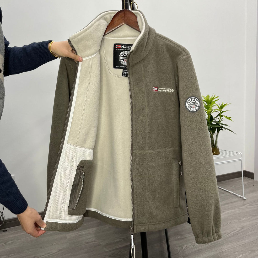 Herren Hohe Funktionale Fleecejacke Echo Archiv
