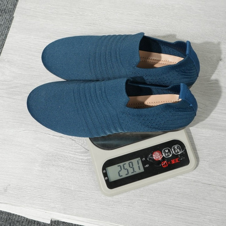Herren nan atmungsaktiver Strick-Slip-On Sneaker mit elastischem Einstieg und gepolstertem Komfortfußbett Echo Archiv