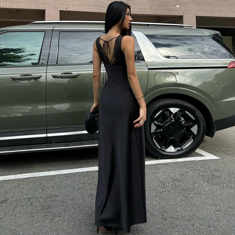 Damen Elegantes Nachthemd mit Spitzendetails Echo Archiv
