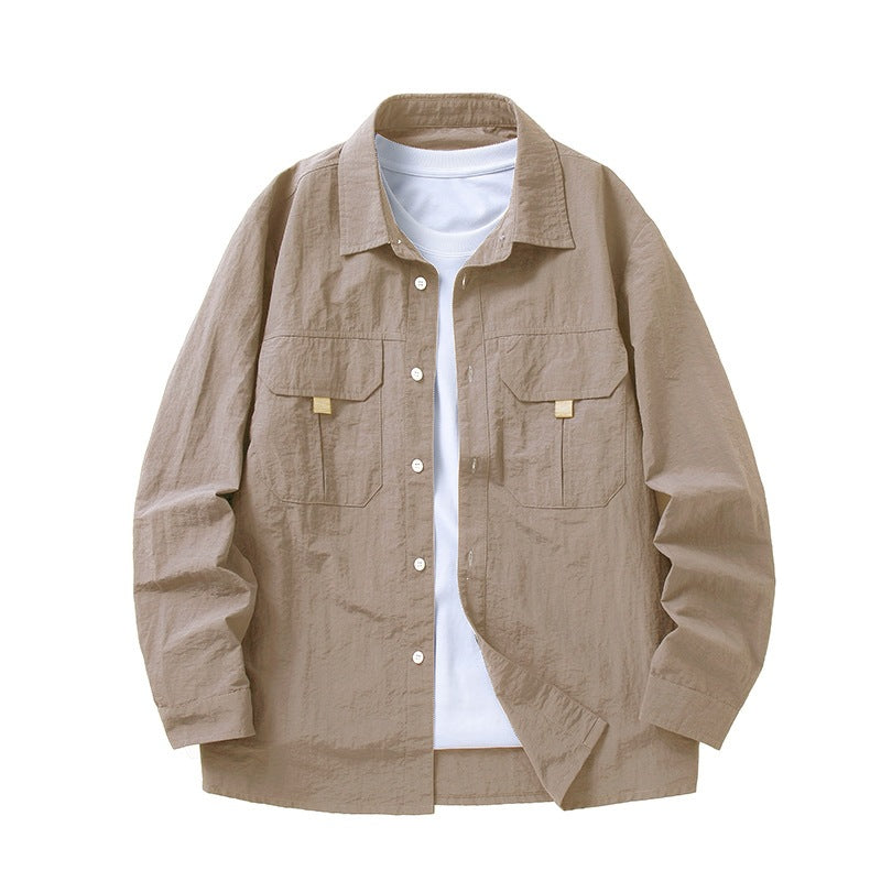 Herren Trendige und lässige Utility-Hemdjacke Echo Archiv