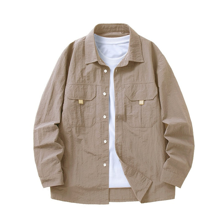 Herren Trendige und lässige Utility-Hemdjacke Echo Archiv