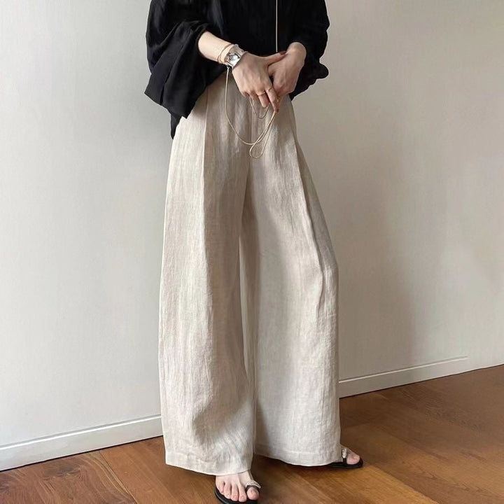 Damen Weite Leinenhose Echoarchiv