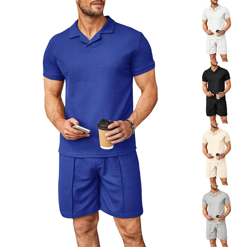 Herren Poloshirt und Shorts Set Echoarchiv