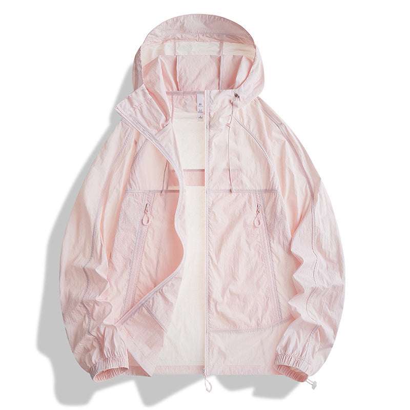 Herren Ultraleichte Kapuzen‑Windjacke mit Packfunktion, Meshfutter & Reißverschlusstaschen Echoarchiv