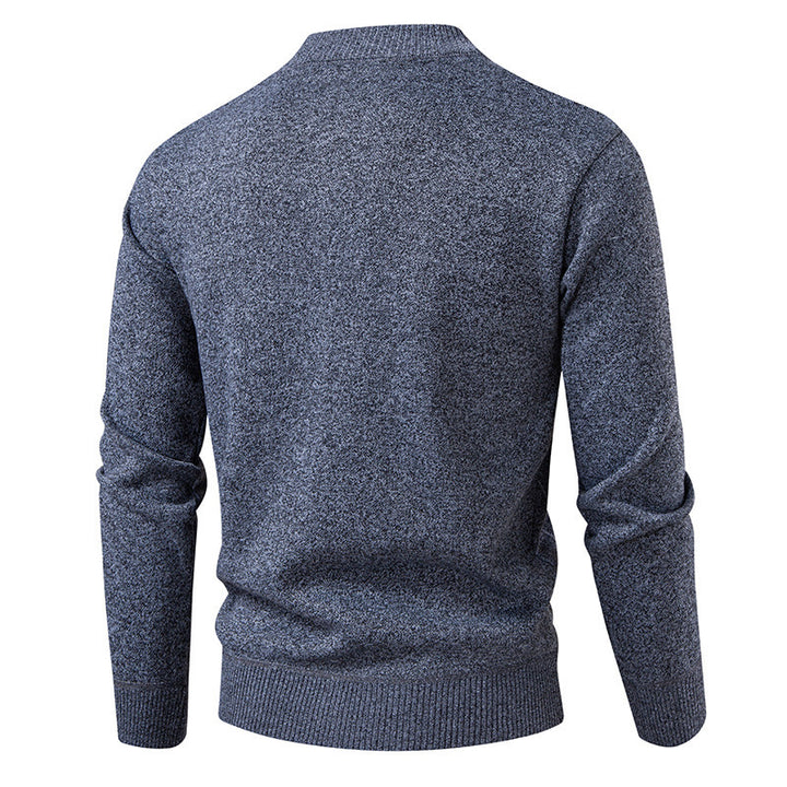 Herren Strickjacke mit modernen Rautenmustern und praktischen Taschen Echoarchiv