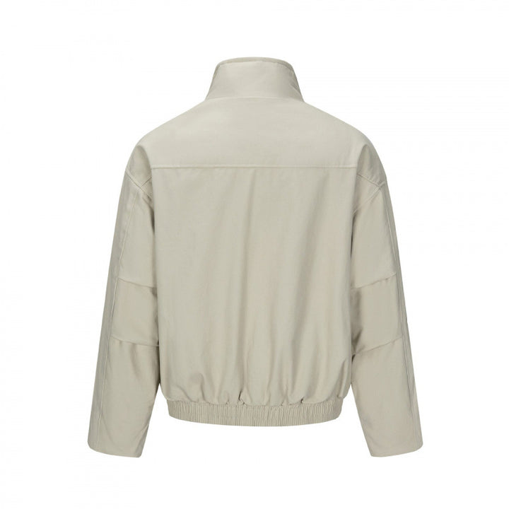 Herren Asymmetrische Kurzjacke mit Stehkragen, gesteppter Frontblende und elastischem Saum Echo Archiv