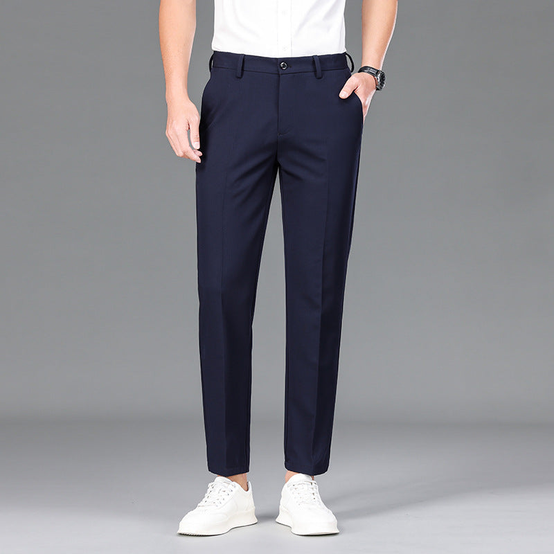 Herren elegante Chino-Hose mit schmalem Schnitt Echoarchiv