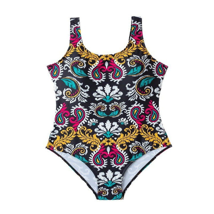 Damen Einteiliger Badeanzug mit floralem Design Echo Archiv