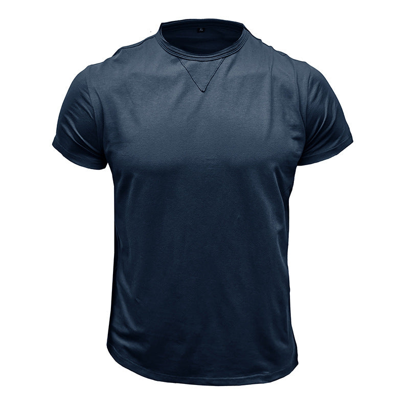 Herren Rundhals T-Shirt aus weichem Baumwollgemisch mit lässigem Schnitt Echoarchiv