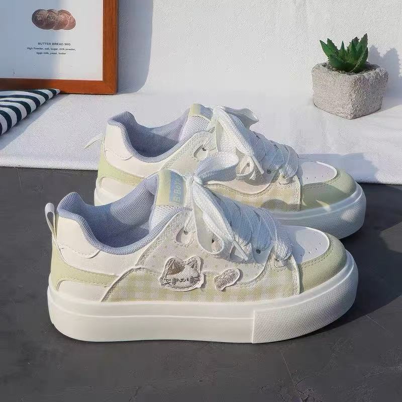 Damen Sneakers mit modischem Karomuster und komfortabler Sohle Echo Archiv
