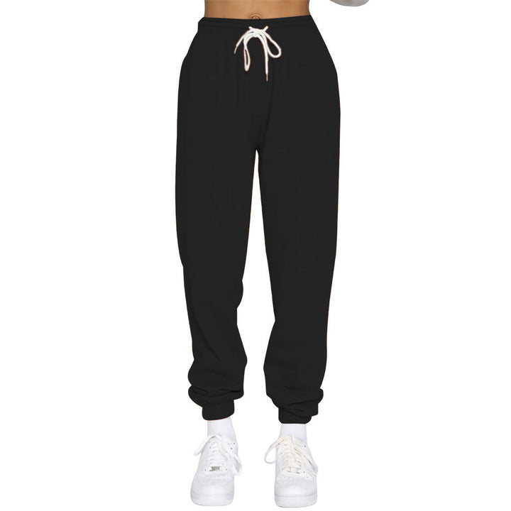 Damen Komfortable Jogginghose mit verstellbarem Bund und elastischen Bündchen Echoarchiv