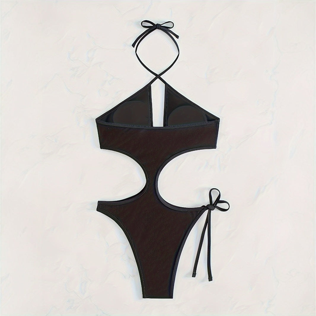 Damen Einteiler Badeanzug mit trendigem Cut-Out Design Echo Archiv