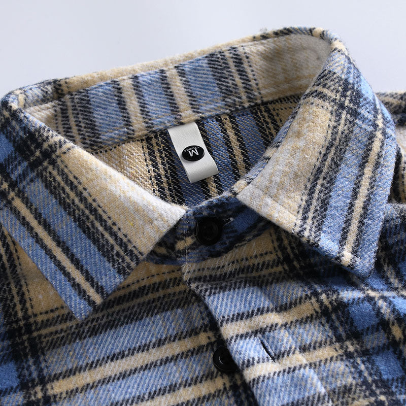 Herren Karierter Shirtjacke Echoarchiv